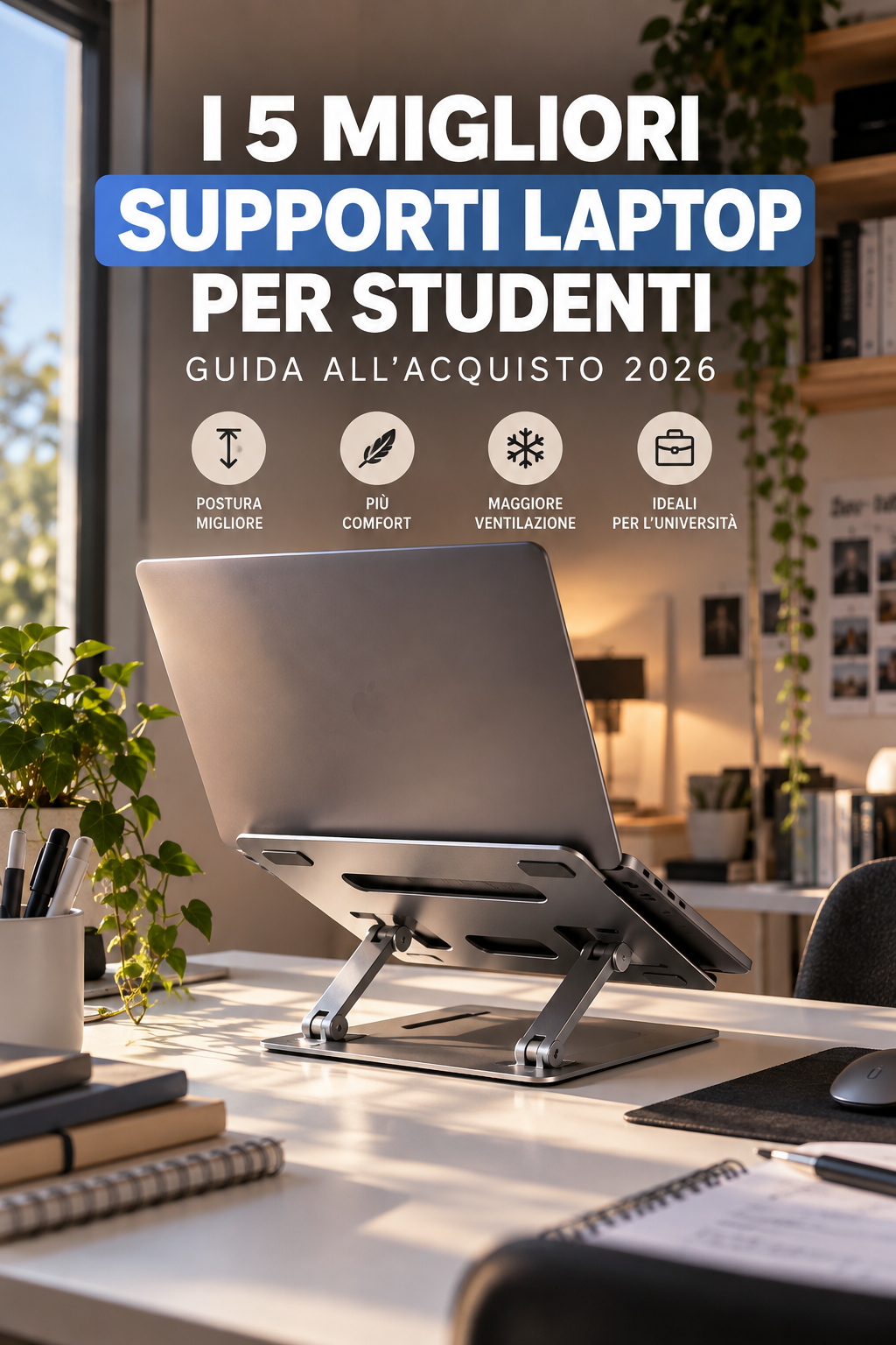 Migliori supporti laptop per studenti per studio e università
