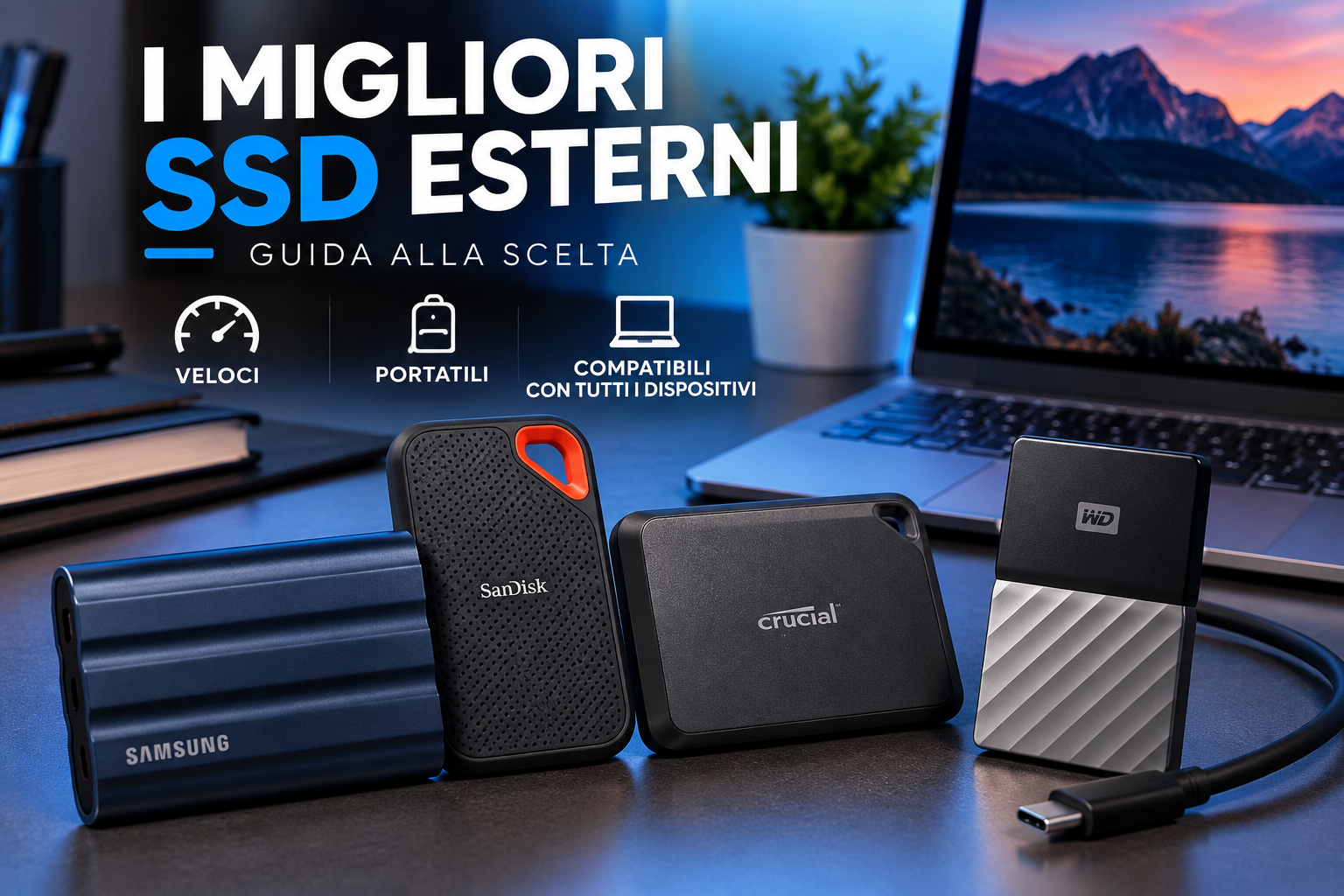 I 5 Migliori SSD Esterni del 2026: veloci, affidabili e portatili