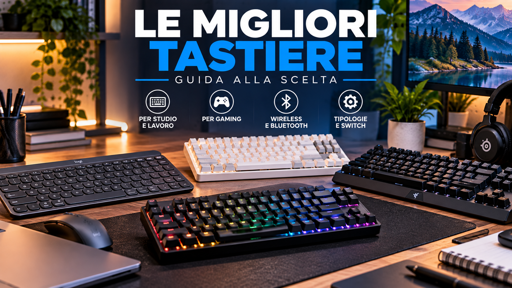 Migliori tastiere per studio e lavoro nel 2026: 5 modelli dal miglior rapporto qualità-prezzo