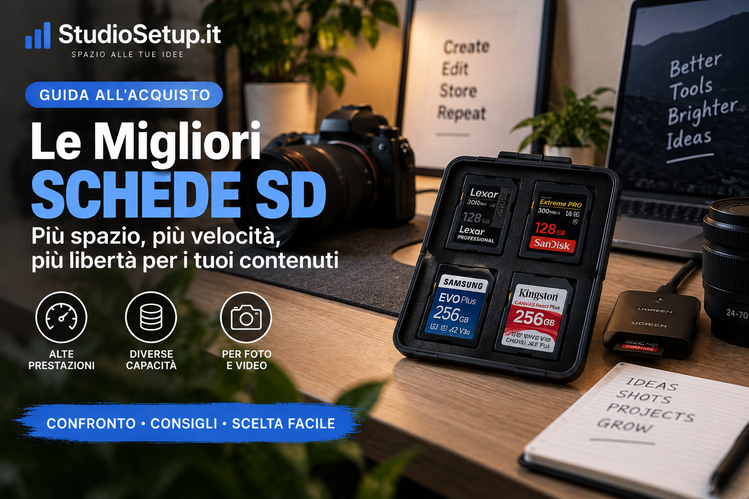 Migliori schede SD per foto, video e archiviazione