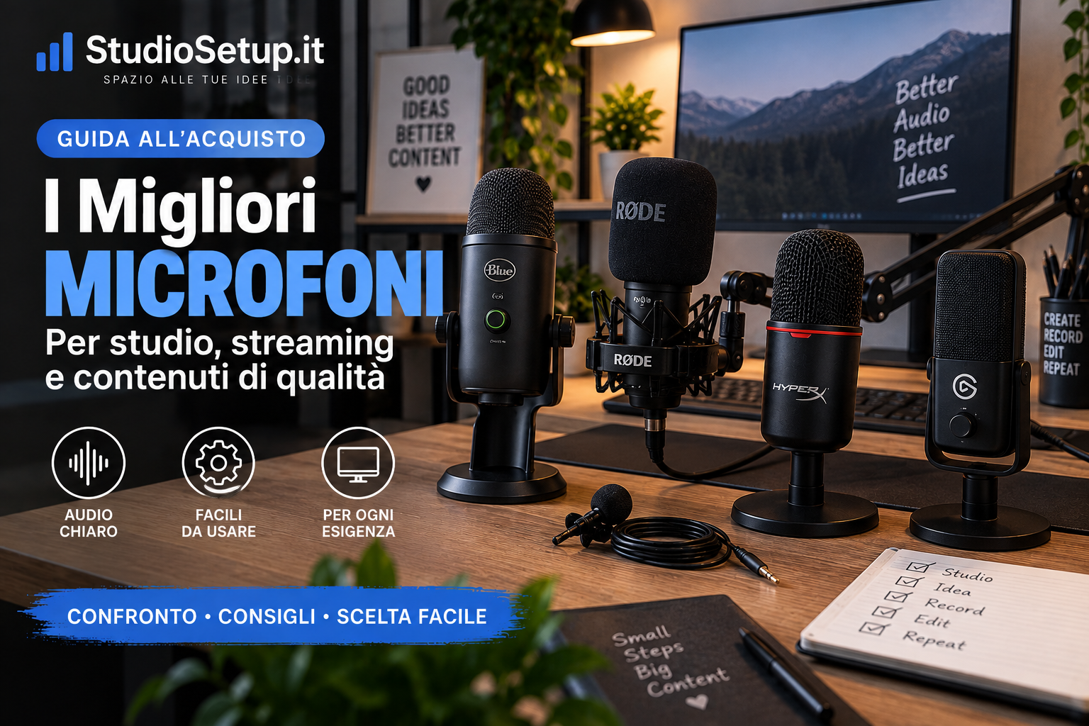 I migliori microfoni USB del 2026: guida all’acquisto