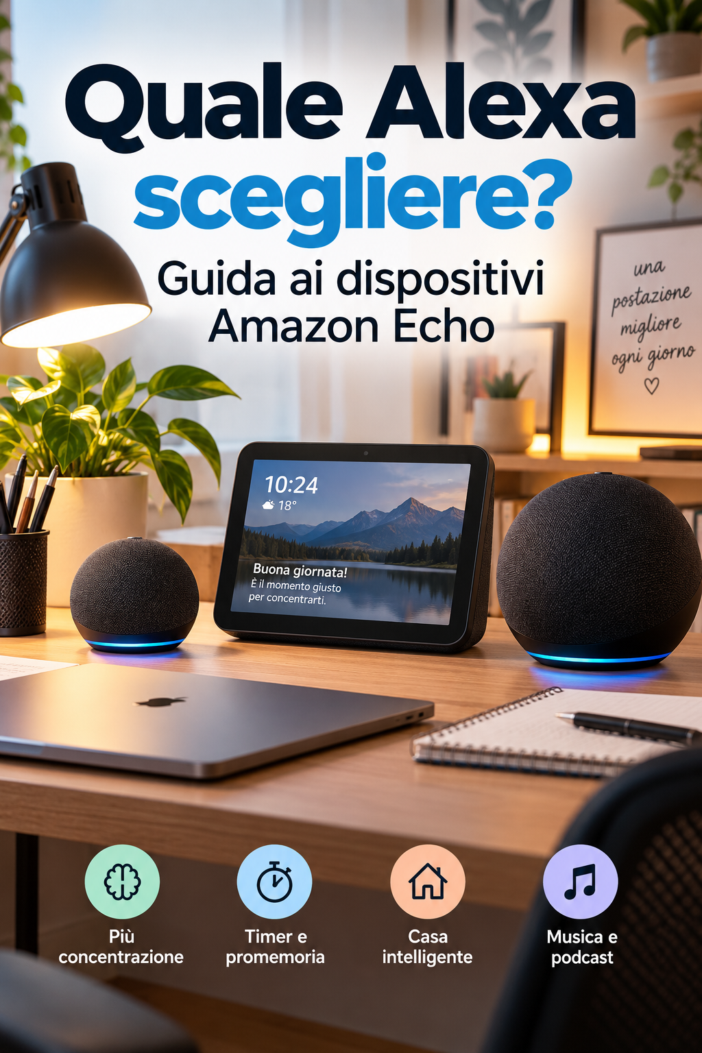 Quale Alexa scegliere? Guida ai dispositivi Amazon Echo